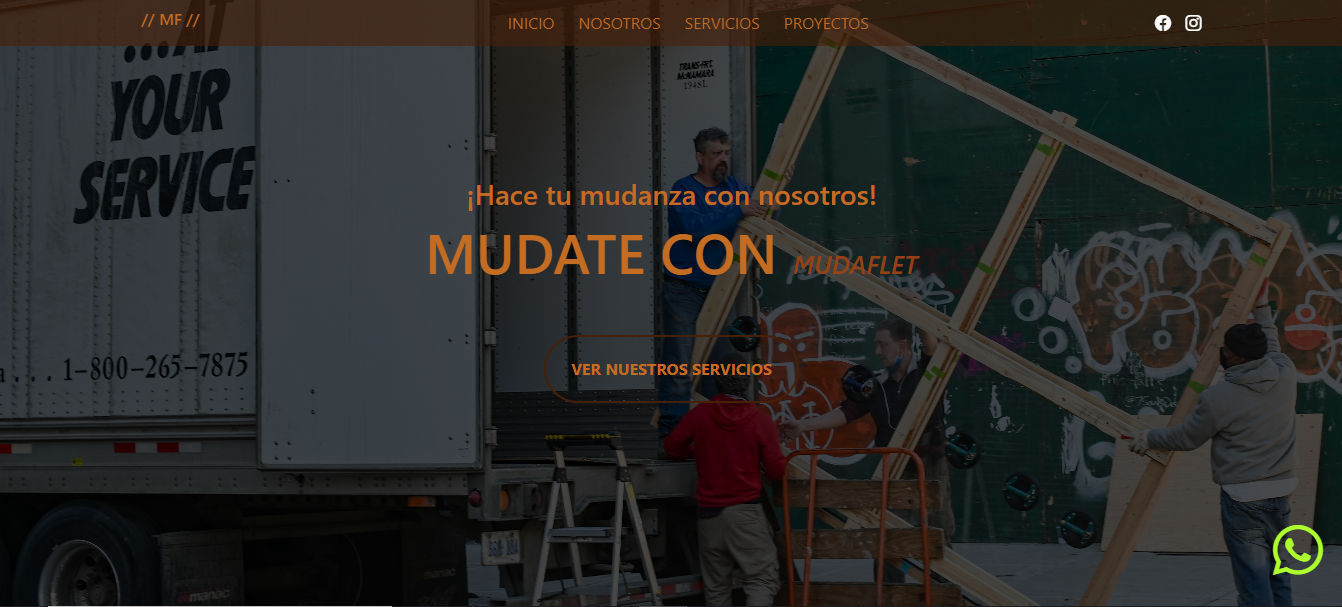 Sitio web de MudaFlet